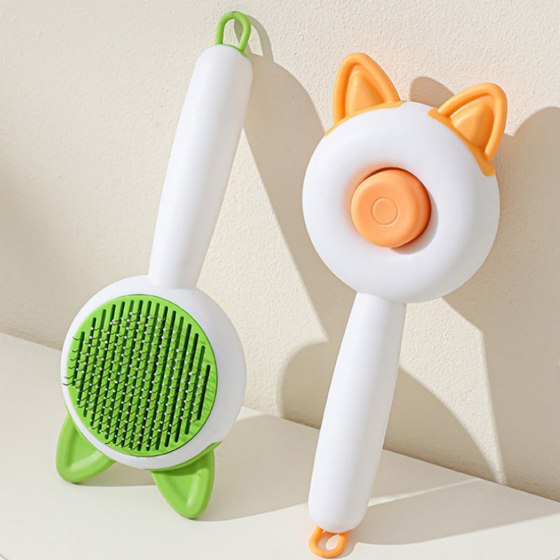 Pamper Your Furry Friend with Our Self-Cleaning Pet Grooming Brush