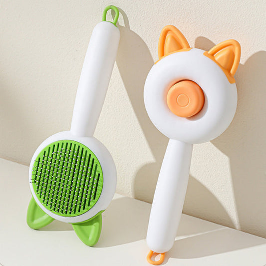 Pamper Your Furry Friend with Our Self-Cleaning Pet Grooming Brush