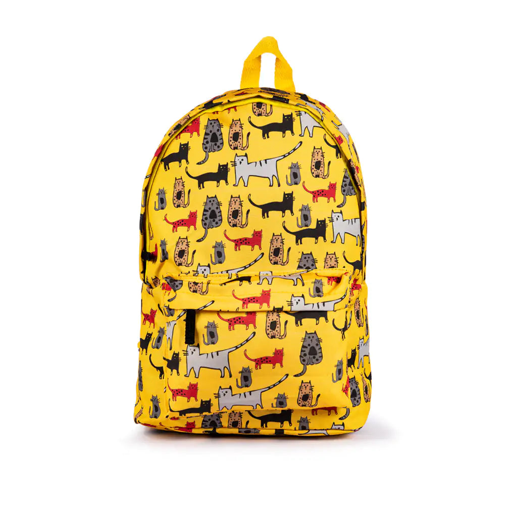 Biggdesign Cats Yellow Backpack