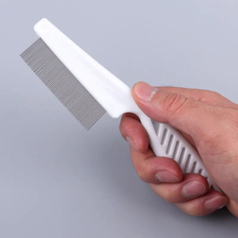 Pet Stainless Steel Comfortable Flea Comb For Dog And Cat