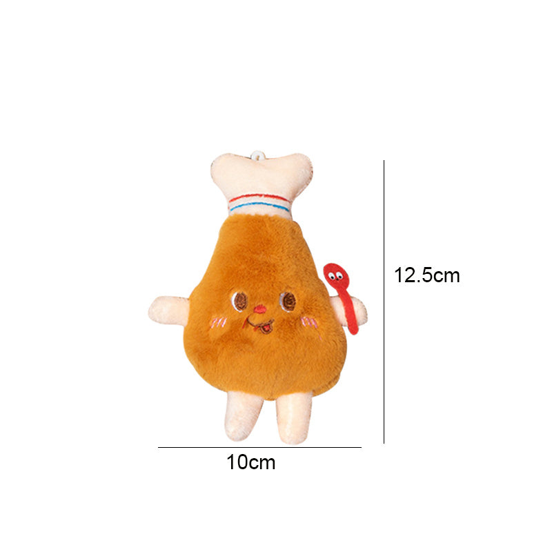 Cat Mint Teething Hamburger Chicken Leg Cute Pet Chewing Toy Kitten Bite Resistant Toy Pet Toy Soft