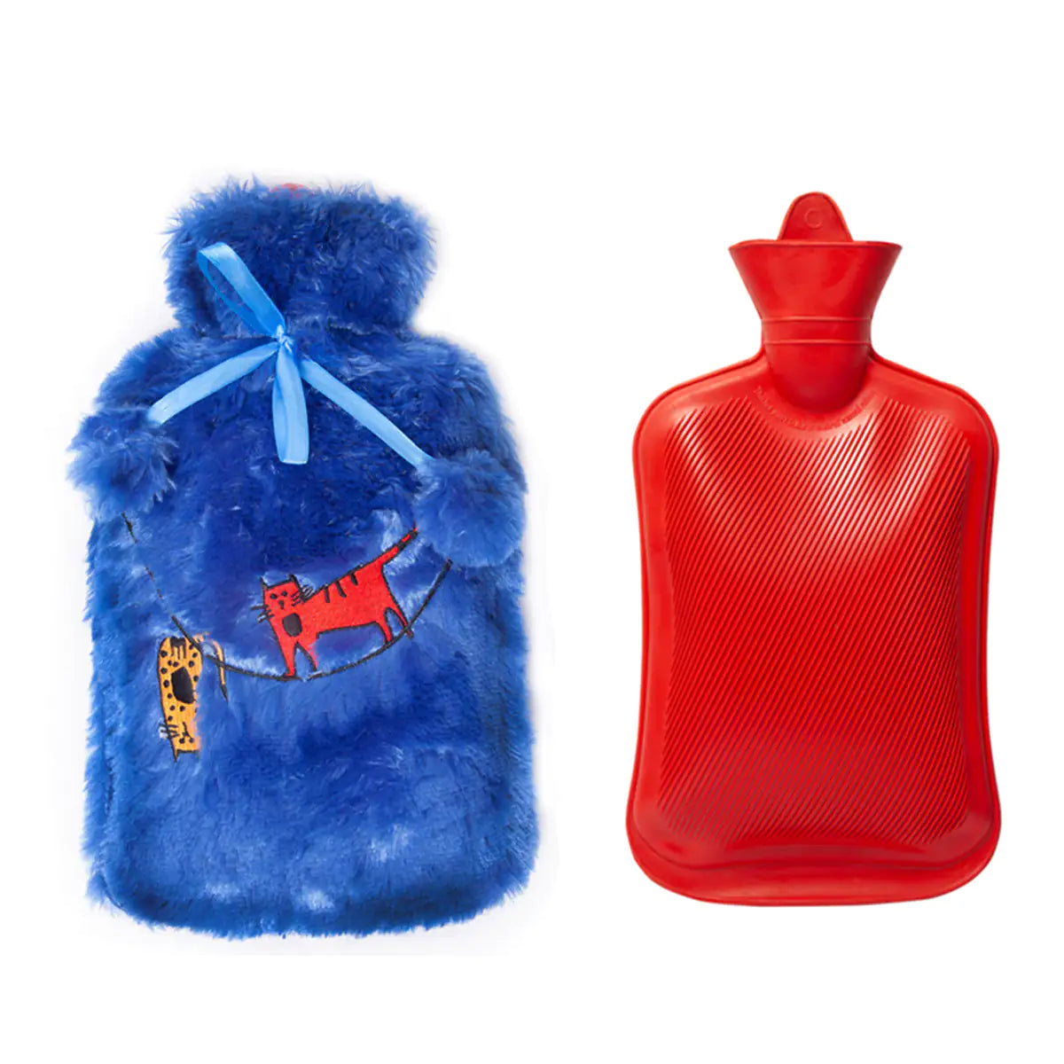 Biggdesign Cats Blue Hot Water Bottle