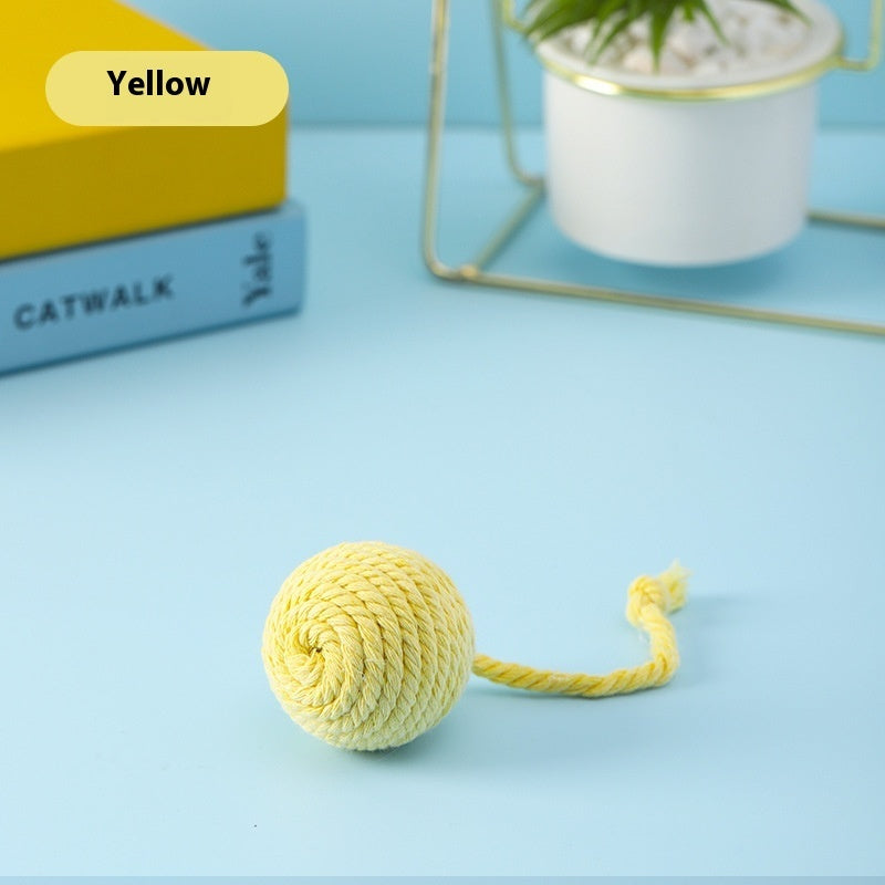 Sisal Ball Grinding Claw Cat Toy