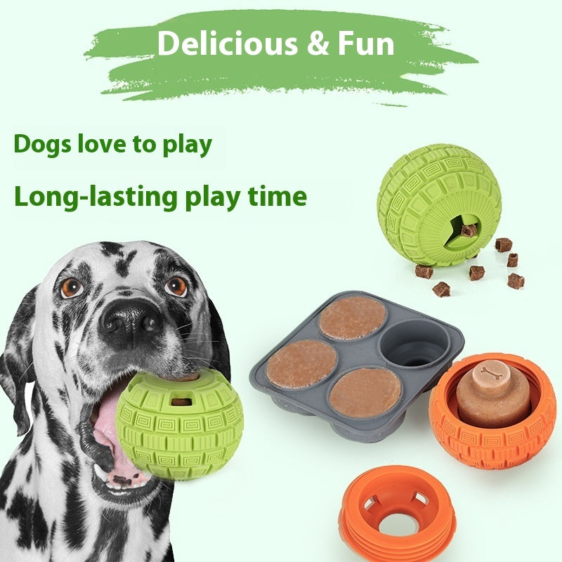 Natural Rubber Food Dropping Ball Toys