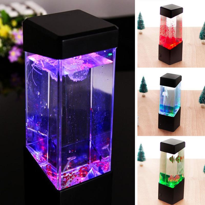 Colorful LED jellyfish night light