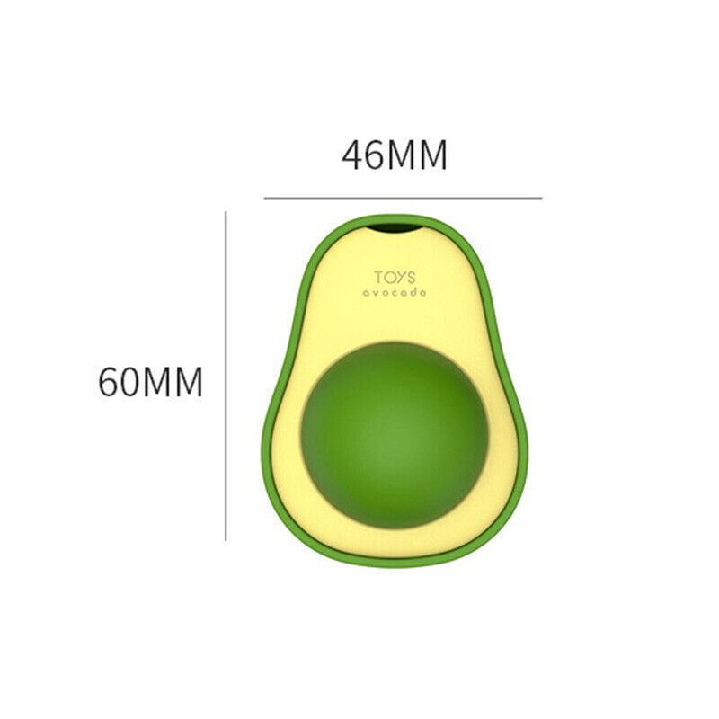 Cute Avocado Catnip Toys Cat Teeth Cleaning Toy Cat Supplies Catnip Mini Cat Treat Toys Interactive Pet Toys Pet Products Pet Avocado Ball Cute Funny Mint Cleaning Teeth Toy For Cat Supplies