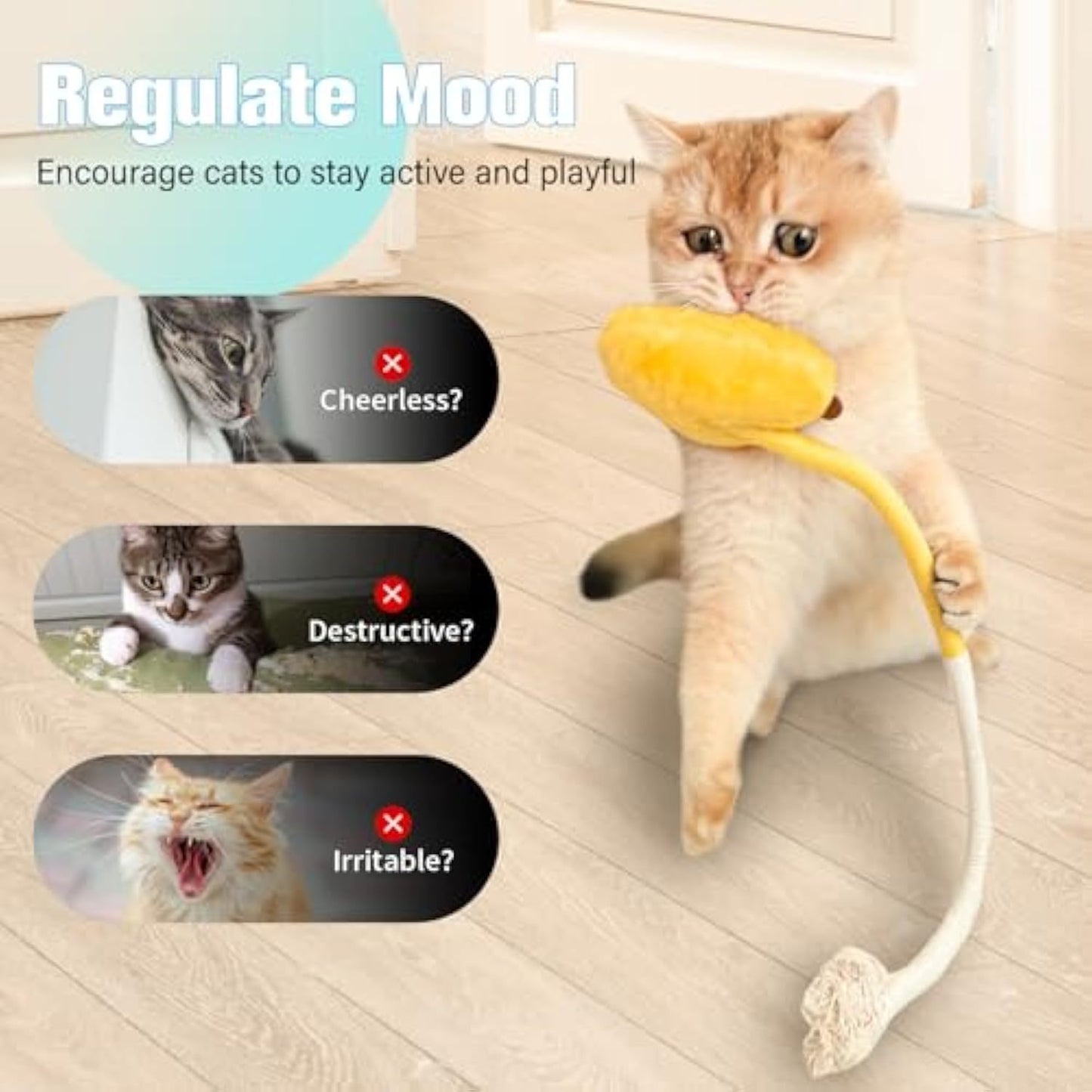 Sisal Rope Cat Toys Safe Catnip Toys Without Wire Cat Toys For Bored Indoor Cats Dental Kitty Chew Toys With Silvervine Gall Fruit,Bite-Resistant Teeth Clean Chew Cat Toy,kitty Toys