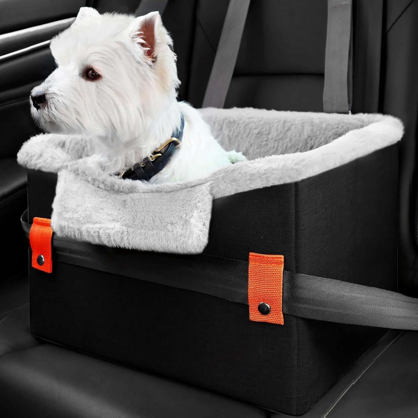 Portable Small Dog Car Seat Dog Booster Seat For Car With Clip-On Safety Leash Perfect For Small Pets Pet Products