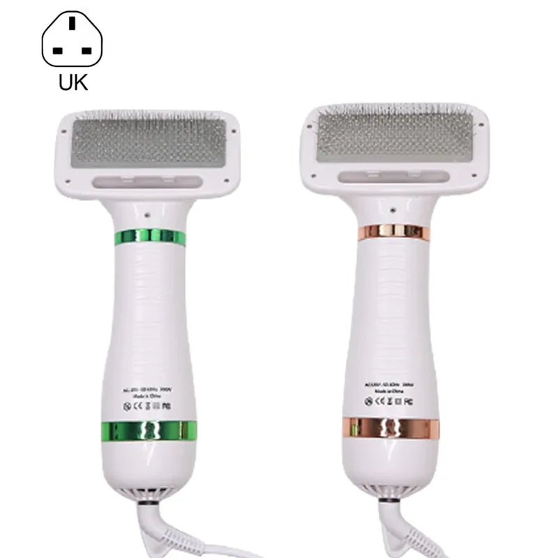 Precise Title: 2-in-1 Portable Pet Grooming Dryer and Comb