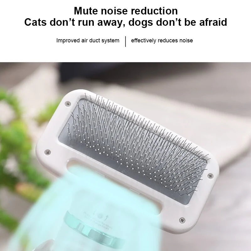 Precise Title: 2-in-1 Portable Pet Grooming Dryer and Comb