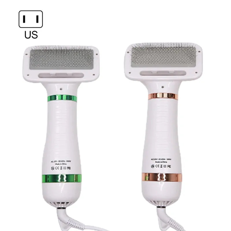 Precise Title: 2-in-1 Portable Pet Grooming Dryer and Comb