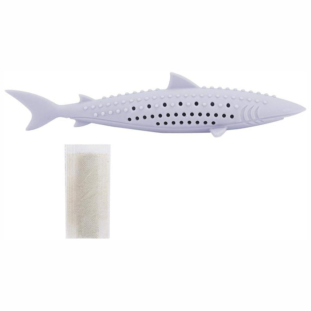 Interactive Cat Fish Shape Chew Toy Silicone Pet Cat Catnip Molar Teeth Cleaning Simulation Fish Shape Training Interactive Toy