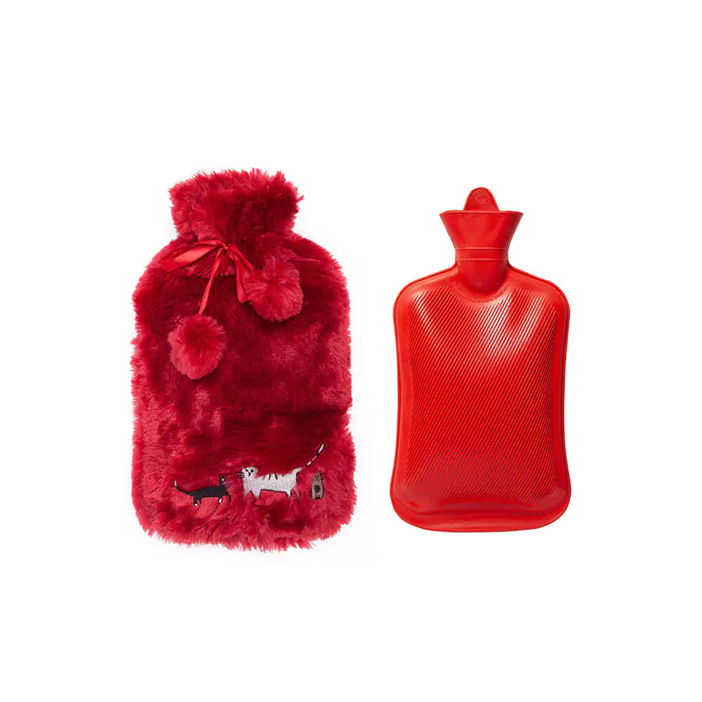 Biggdesign Cats Red Wine Hot Water Bottle