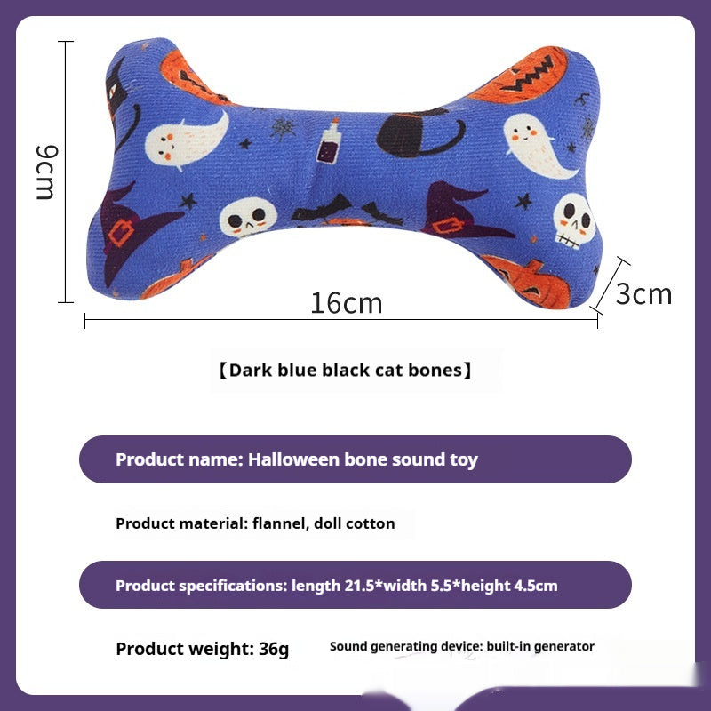 Voice Pet Halloween Bone Toy