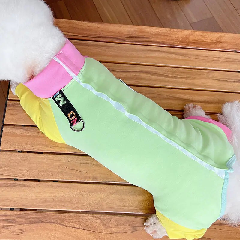 Pet Dog Jumpsuit Thin Pure Cotton Puppy Clothes